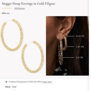 NWOT Kendra Scott Maggie Set